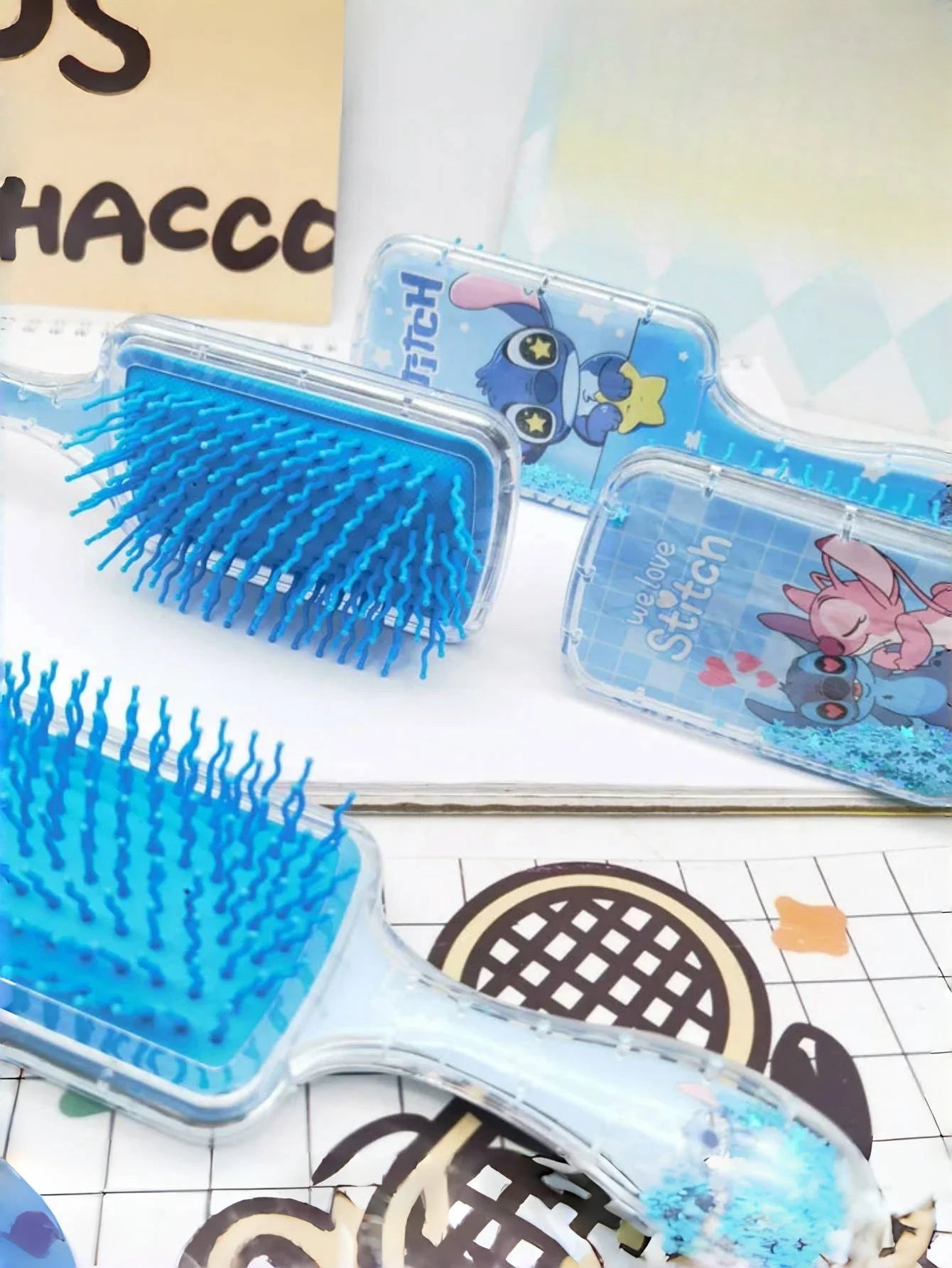 Stitch Cartoon Hair Brush