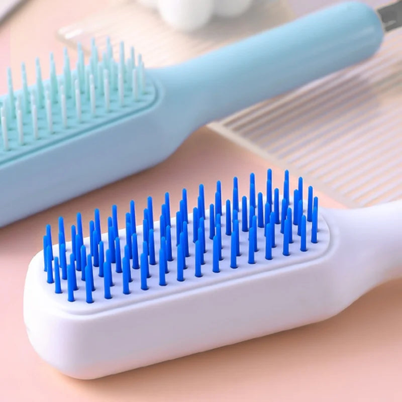 Nova Self-cleaning Hair Comb Anti Static Retractable