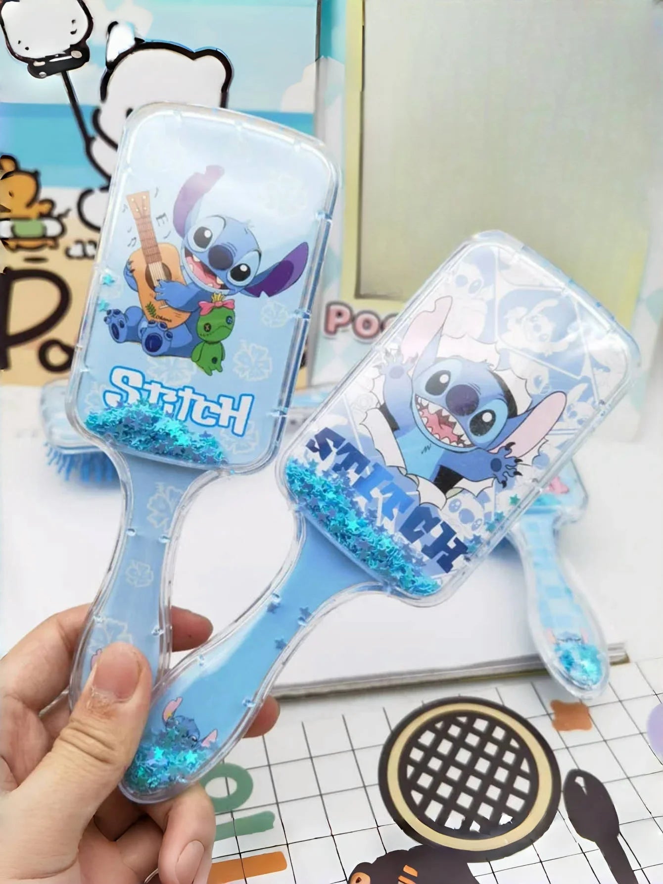 Stitch Cartoon Hair Brush